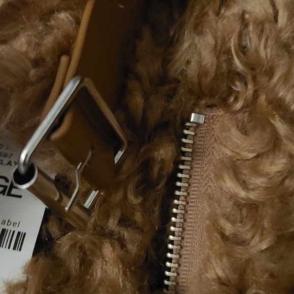 INC International Concepts Sherpa Vest in Baked Clay, Size Large, Soft Material - Picture 4 of 7